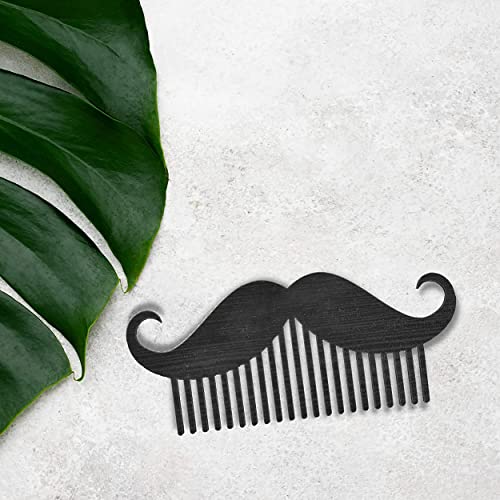 MAPPERZ Beard Shaping Tool for men beard shaping and styling tool comb beard shaping tools for men (Muuch Beard Comb), Pack Of 1