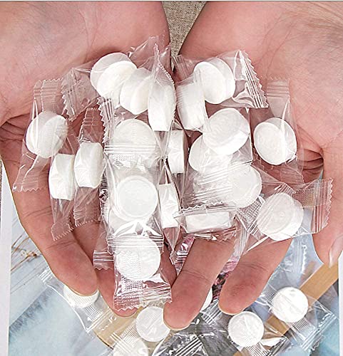 MAPPERZ Tablets Paper Towel Capsules Compressed Cloth Wipes Paper Tissue Mask for Outdoor Travel