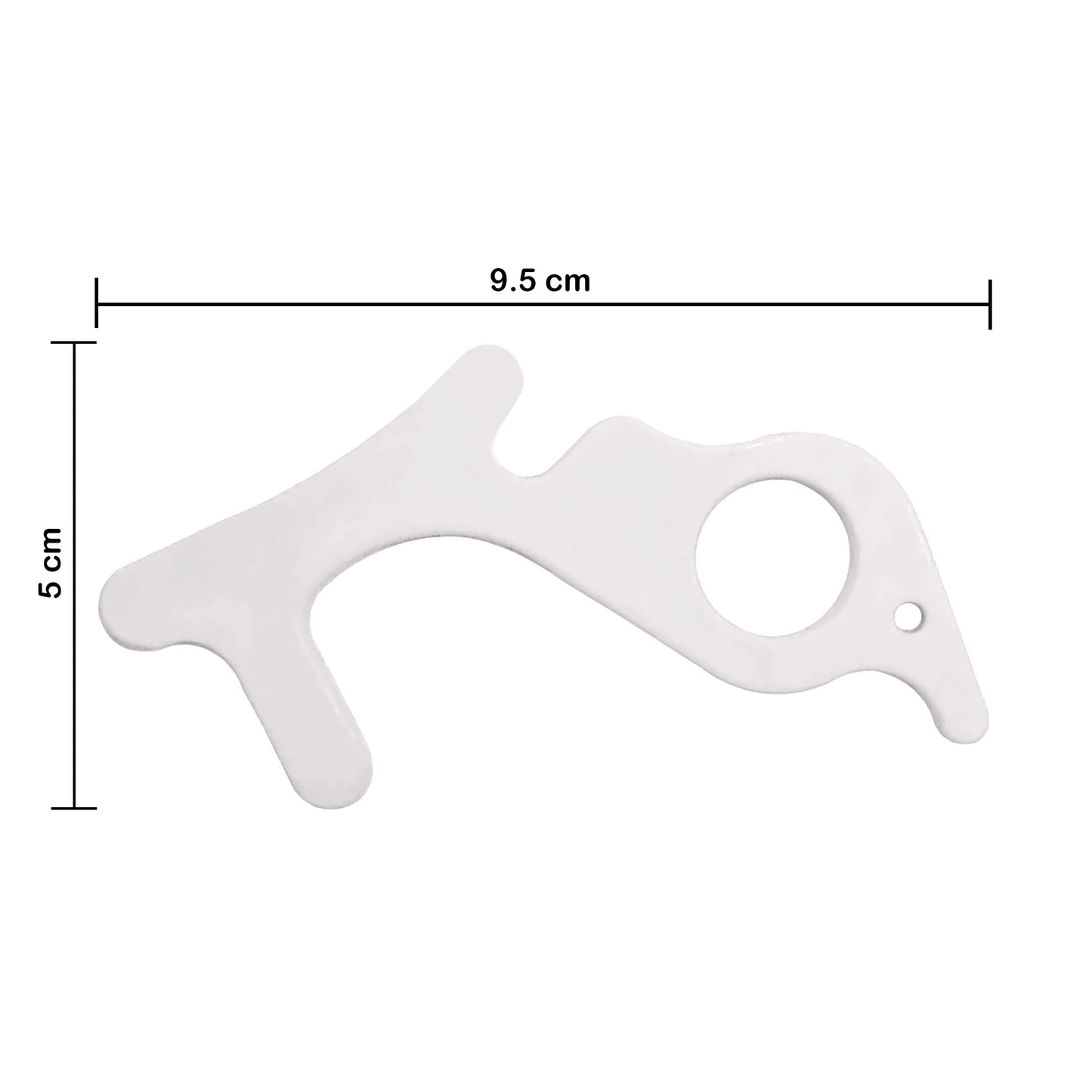 MAPPERZ Multipurpose Key/Touchless Key/Safety Key/Keychain/Non contact/Covid Safety Key Chain/Touch Less, pc-1