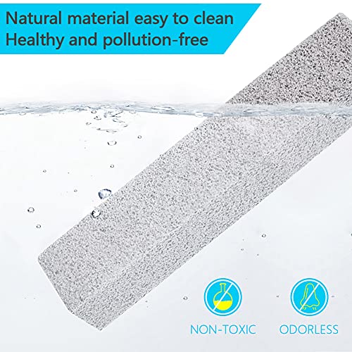 MAPPERZ Non Scratch Pumice Toilet Cleaning Stone, Removes Hardwater Stains & Rings, Calcium & Iron from Toilets, Bathtubs, Sinks, Tiles, Swimming Pools, Grill, Toilet Bowl & Rust, Pack Of 4