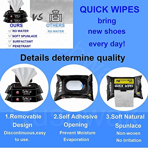 MAPPERZ Shoes Wipes Instant Shoe Cleaner Wipes Quick Sneaker Dirt Remover Disposable Cleaning Kit