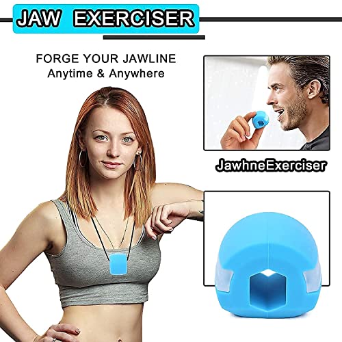 MAPPERZ Jawline Exerciser Tool Men & Women/Jawline, Face, and Neck Exerciser - Helps Reduce Stress and Cravings - Pack of 1