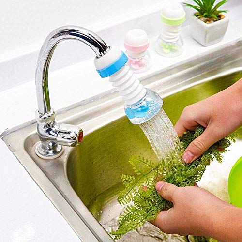 MAPPERZ 360 Degree Adjustable Rotating Plastic Water Faucet Tap Shower Extension Sink for Cleaning Dishes and Cleaning Veggies