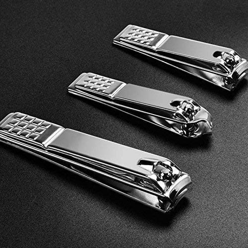 MAPPERZ Manicure Kit/Professional Stainless Steel Grooming Set With Leather Case