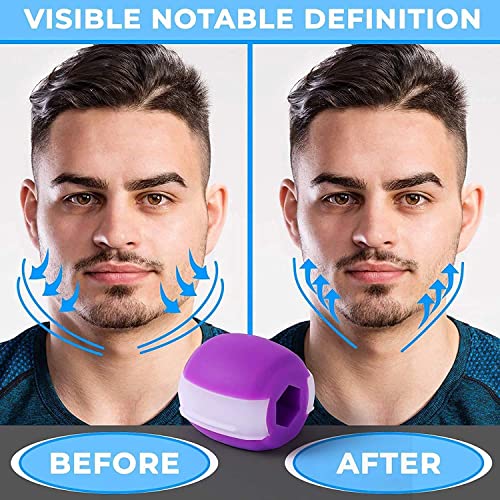 MAPPERZ Jawline Exerciser Tool Men & Women/Jawline, Face, and Neck Exerciser - Helps Reduce Stress and Cravings - Pack of 1