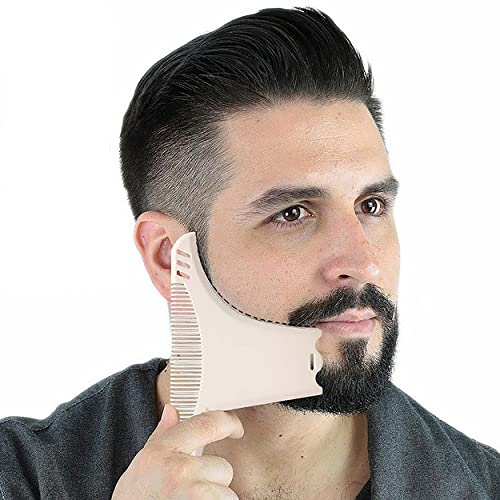 MAPPERZ Beard Shaping Tool for men beard shaping and styling tool comb beard shaping tools for men