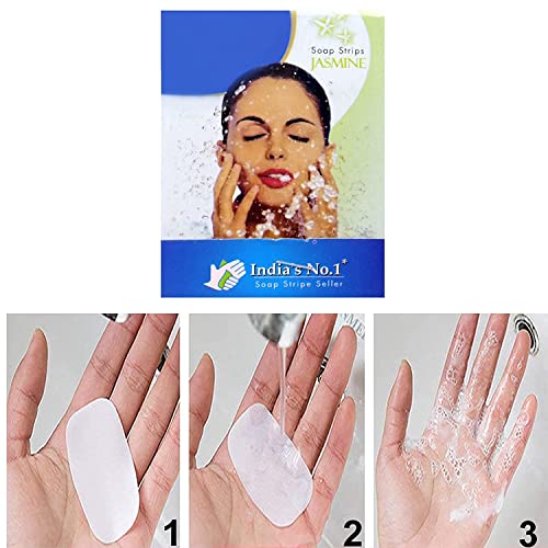 MAPPERZ Disposable Paper Soap Strips for Travelling/Hand Wash Strips For Hand Wash Uses - 10 Pcs In Each Bundle