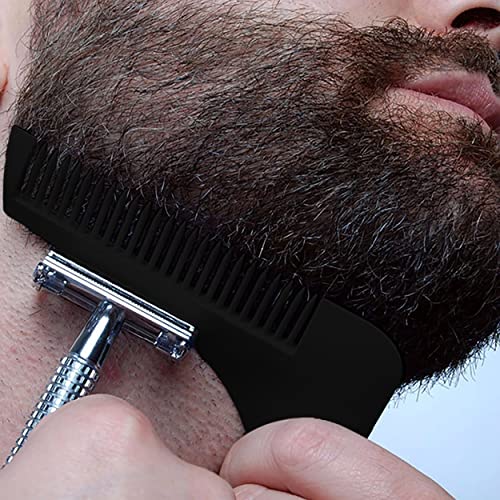 MAPPERZ Beard Shaping Tool for men beard shaping and styling tool comb beard shaping tools for men Small Beard comb)