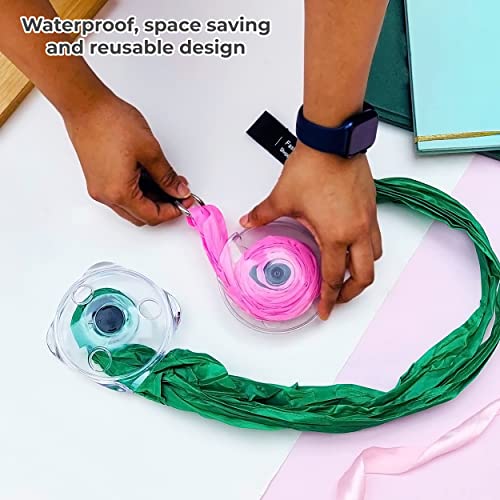 MAPPERZ Portable and Foldable Eco Friendly Reusable Carrie Bag with Plastic Random Color Case Pack of 1