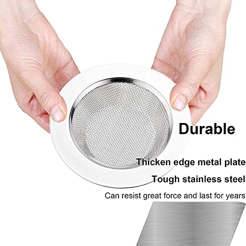 MAPPERZ Non Stick Stainless Steel Sink Strainer Kitchen Drain Basin Basket Filter Stopper Drainer / Jali