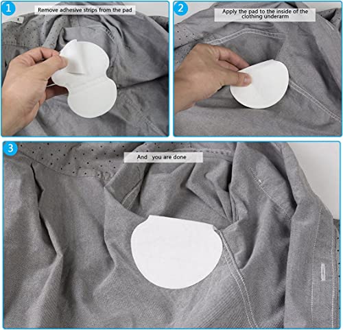 MAPPERZ Disposable Underarm Sweat Pads for Men and Women Prevents Stains, Absorbs Sweat & Unpleasant Odour