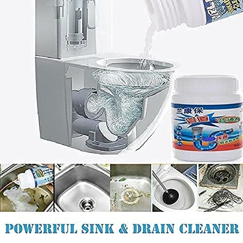 MAPPERZ Drain Blockage Cleaner Sink Cleaner Powder/Drain Cleaner & Clog/Automatic Toilet Blockage Cleaner - 110 GM
