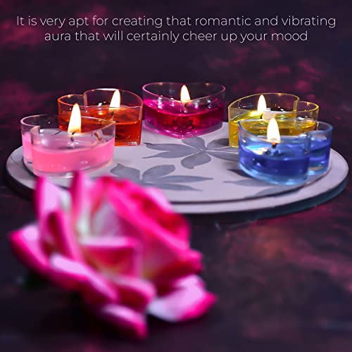 MAPPERZ Tea Lights Candles Smokeless, Dripless & Long Lasting Paraffin Tea Candles | Small Votive Mini Tealight Candles for Home, Pool, Shabbat, Weddings & Emergencies, White, Pack of 10
