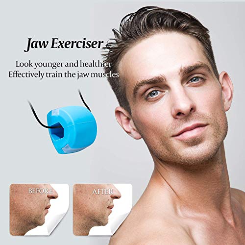 MAPPERZ Jawline Exerciser Tool Men & Women/Jawline, Face, and Neck Exerciser - Helps Reduce Stress and Cravings - Pack of 1