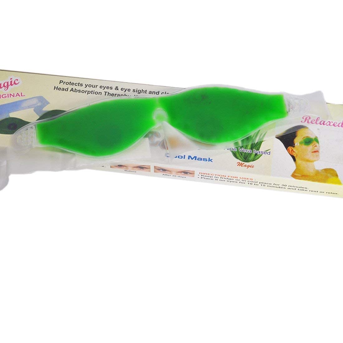 MAPPERZ Aloe Vera Cool Gel Eye Mask Summer Ice Cooling Sleeping Mask for Eye Patches
