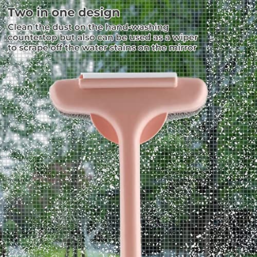 MAPPERZ Window Screen Cleaning 2 in 1 Multifunctional Screen Mesh Cleaner Squeegee Brush, Window Track Or Seal Cleaning Tools.