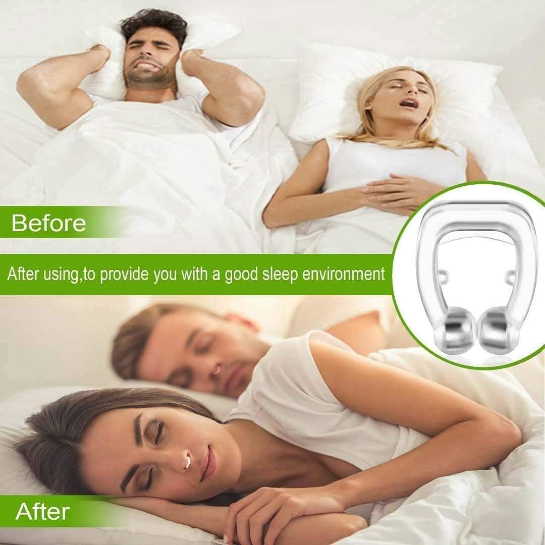 MAPPERZ Snore Free Nose Clip/Unisex Stop Snoring Anti Snore Free Sleep Silicone Magnetic Nose Clip/Anti Snoring device (Set Of 1)