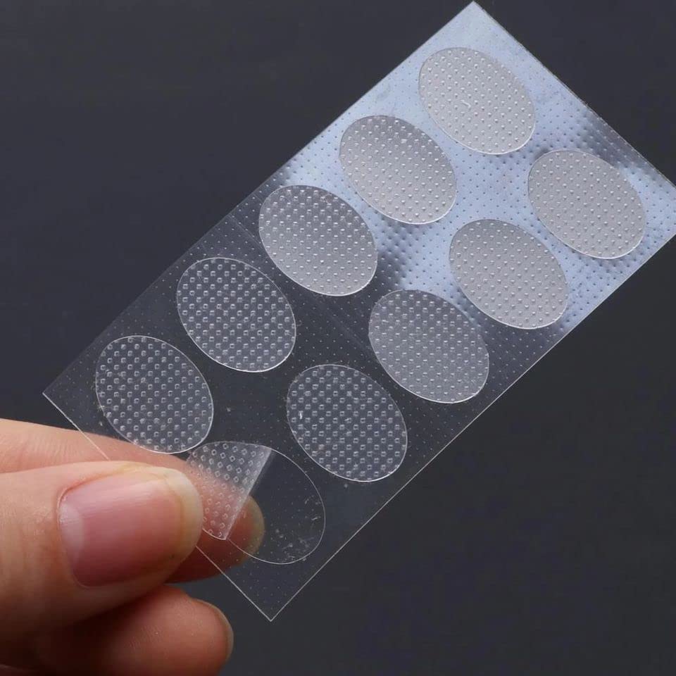 MAPPERZ Ear Lobe Support Patches, Waterproof Earring Patches, Invisible Earring Backs For Droopy Ears Against Tearing, Ear Care Products for Torn-Stretched Ear Lobes, Provide Relief, Pack Of 20 Dots