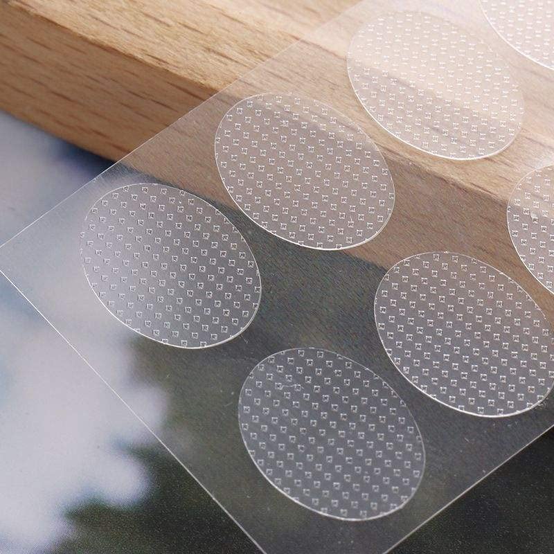MAPPERZ Ear Lobe Support Patches, Waterproof Earring Patches, Invisible Earring Backs For Droopy Ears Against Tearing, Ear Care Products for Torn-Stretched Ear Lobes, Provide Relief, Pack Of 40 Dots