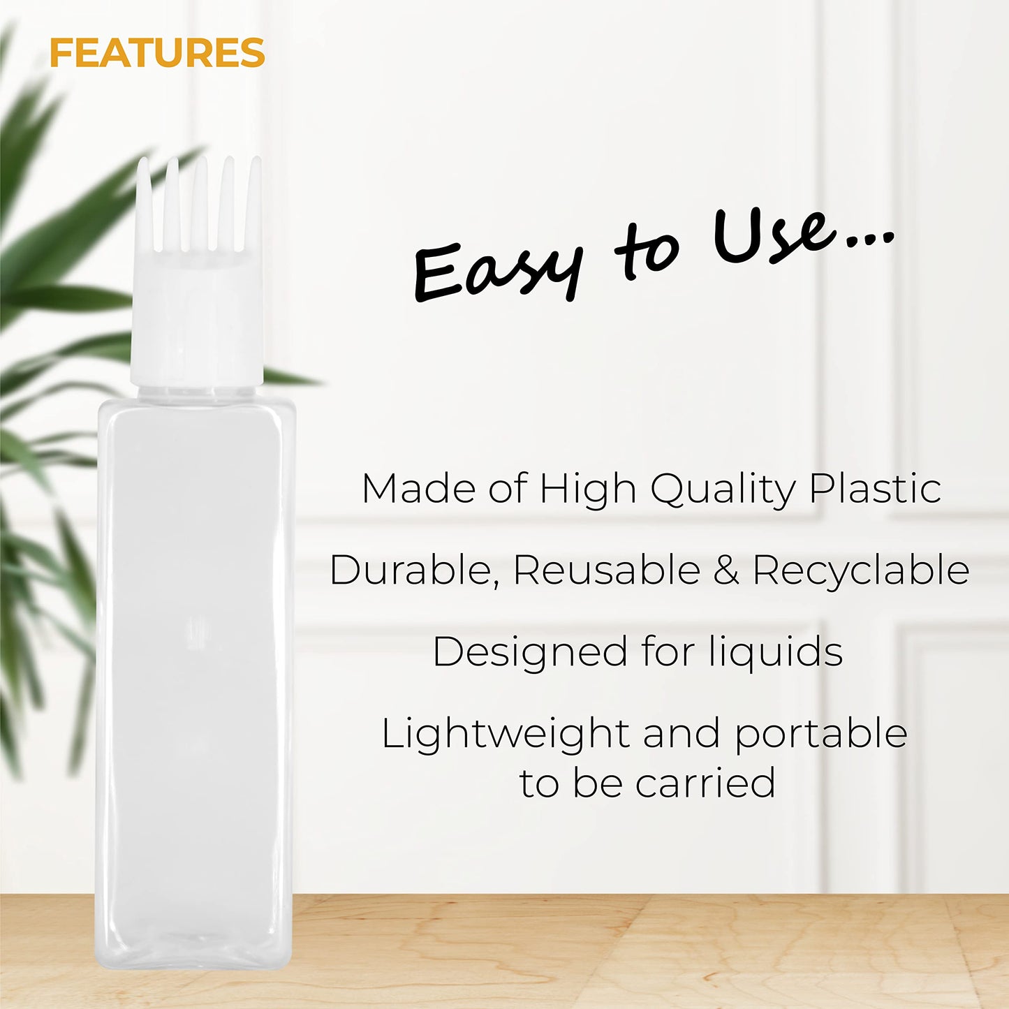 MAPPERZ SQUARE BOTTLE with WHITE COMB
