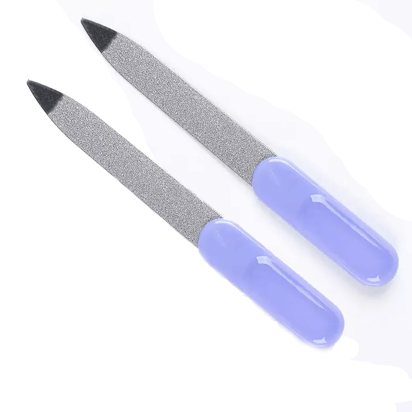 MAPPERZ Nail Filer Stainless Steel Nail Filer for Women Filer for Nails Great for Home Salon with Anti-Slip Handle