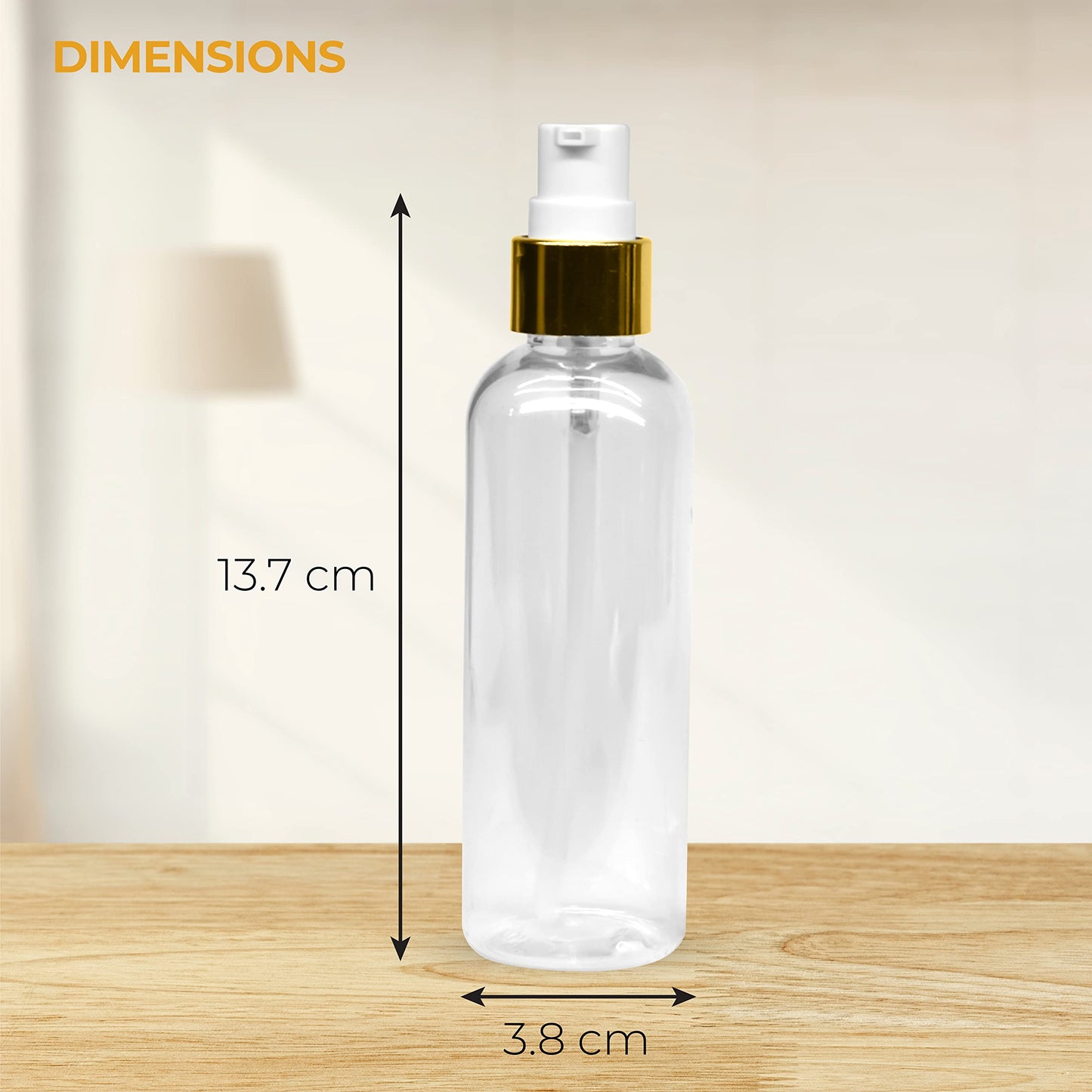MAPPERZ ROUND BOTTLE WITH GOLDEN SPRAY
