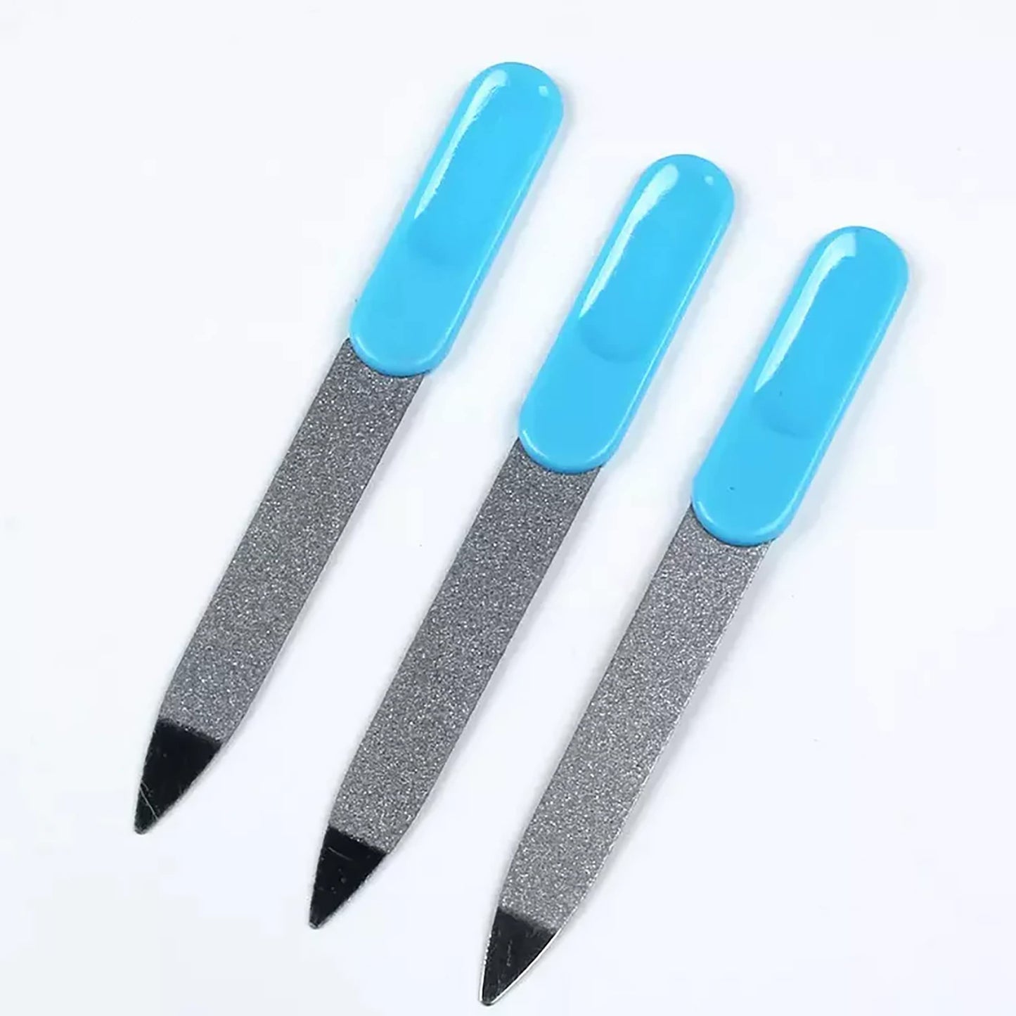 MAPPERZ Nail Filer Stainless Steel Nail Filer for Women Filer for Nails Great for Home Salon with Anti-Slip Handle