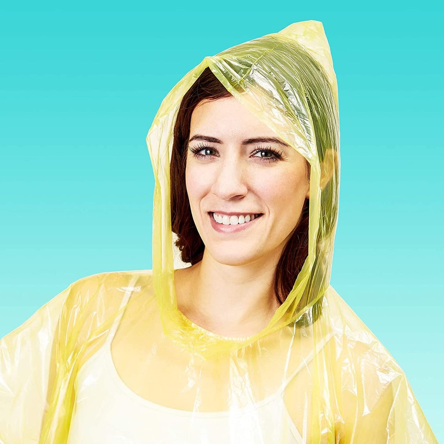 MAPPERZ Rain Card, Unisex Pocket Rain Coat Single Layer Disposable Rain Card for Adult Men Women, Easy to Carry & Use and Reusable, Thin Raincoat Poncho, Waterproof Emergency Use, Free Size, 8Pc