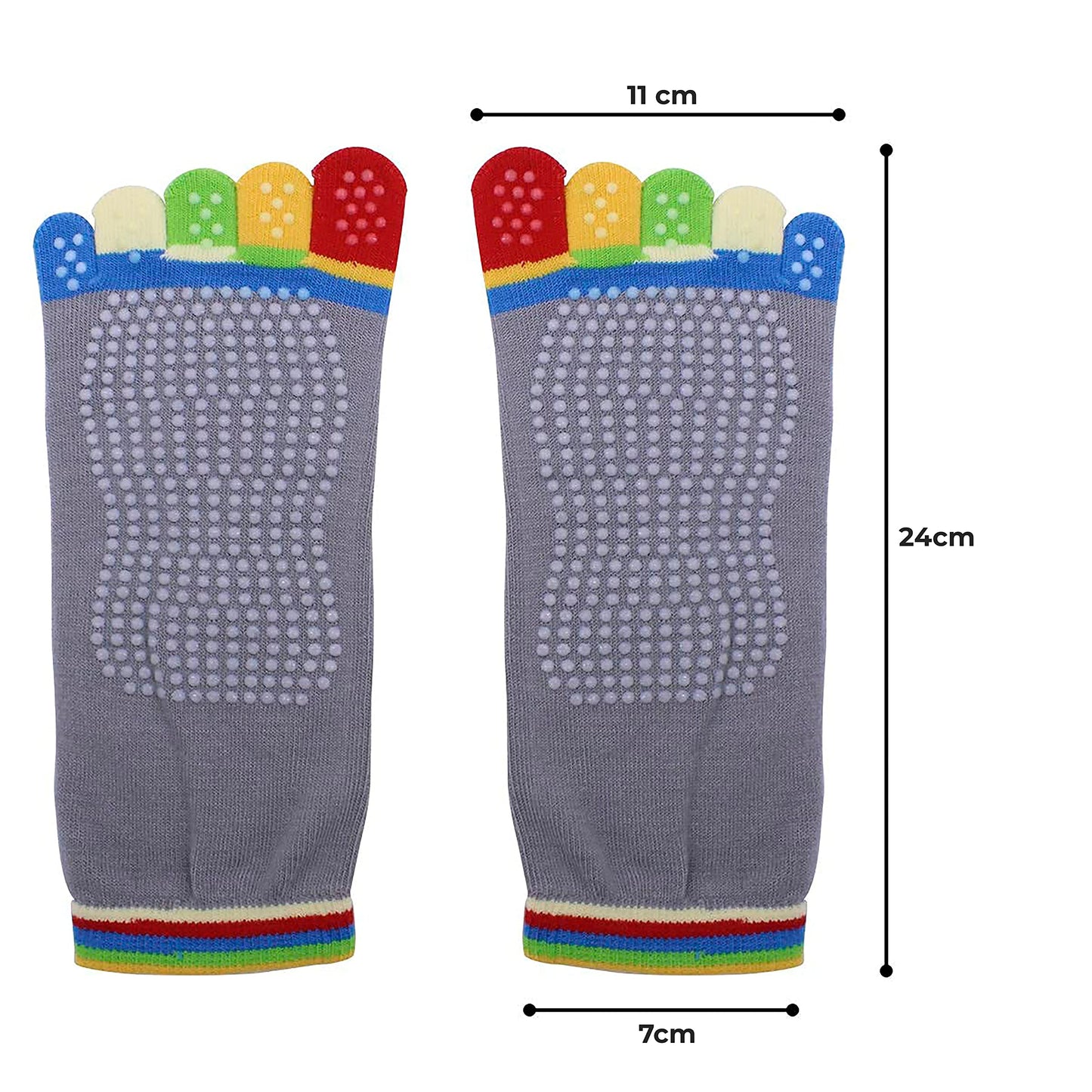 MAPPERZ Non Slip Yoga Socks, Anti-Skid Grip Pilates, Barre, Random Color
