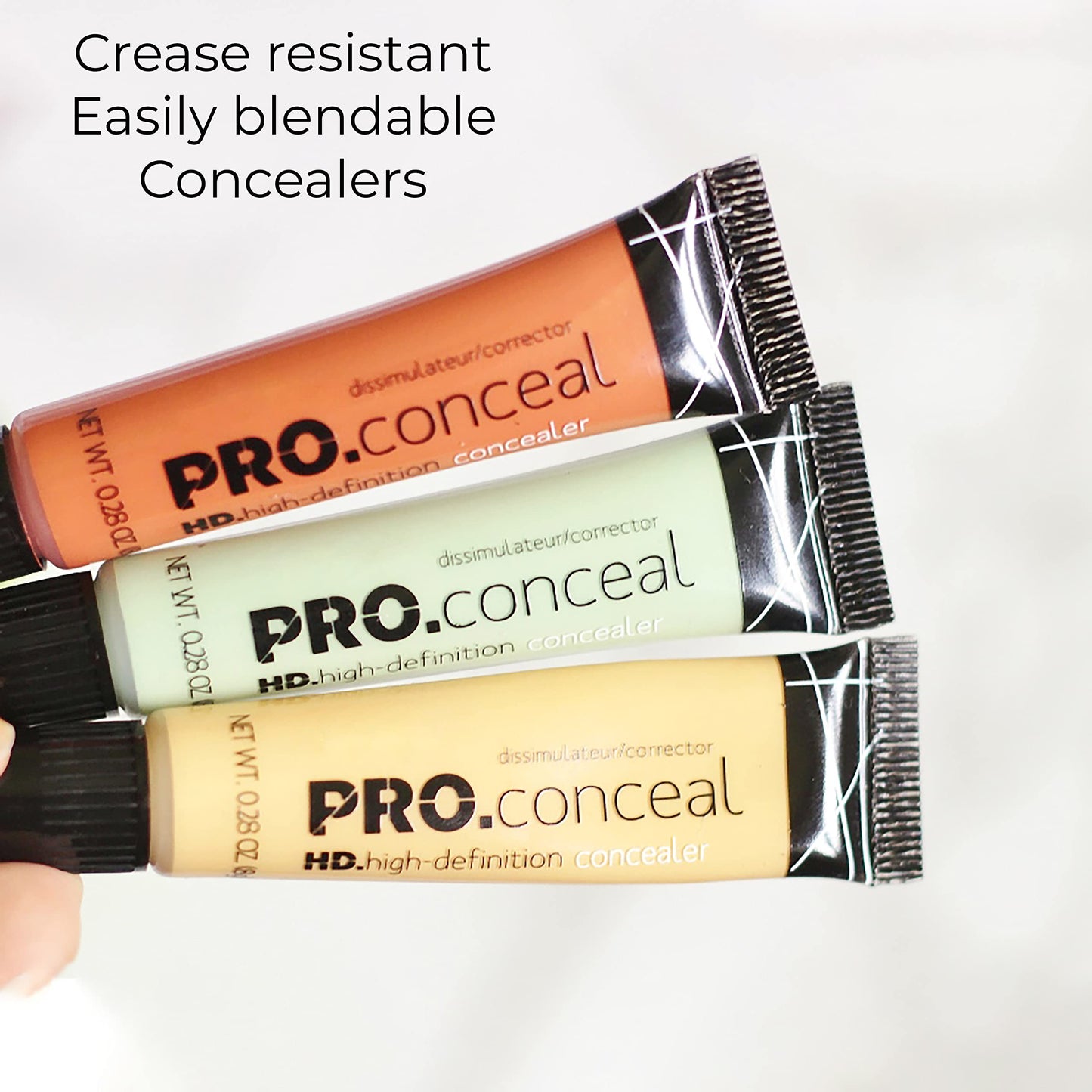 MAPPERZ Hd Pro Face Concealer/Orange, Green, Yellow Pro Concealer For Face Makeup (3 pc, Multicolor, 8g Each)