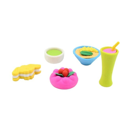 MAPPERZ 3D Cute Mix Design Pencil Eraser Rubber for Kids Children School Student Office Return Gifts Fancy & Stylish Colorful Rubber (Assorted Color and Design) Set of 1