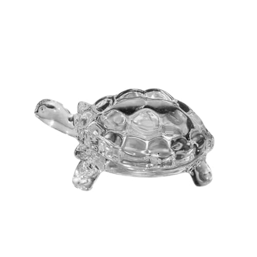 MAPPERZ Crystal Glass Turtle-Tortoise: Elegant Feng Shui and Vastu Decor for Prosperity, Protection, and Positive Energy in Your Home or Office Decorative (Pack of 1)