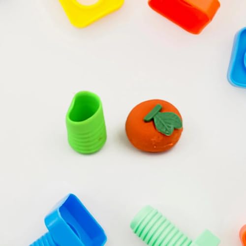 MAPPERZ 3D Mix Fancy and Stylish Unique Colorful Design Pencil Eraser Rubber for Kids Children School Student Office Gifts (Multicolour and Multi Design) Rubber Set of 1