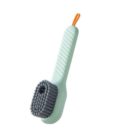 MAPPERZ Shoe Cleaning Brush with Liquid Soap Dispenser, Multifunctional Cleaning Brush, Soft Bristle Long Handle Shoe Scrubbing Reusable Washing Shoe Brush (Pack of 1)