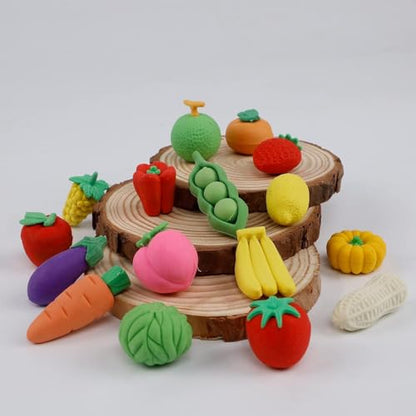 MAPPERZ 3D Mix Fancy and Stylish Unique Colorful Design Pencil Eraser Rubber for Kids Children School Student Office Gifts (Multicolour and Multi Design) Rubber Set of 1