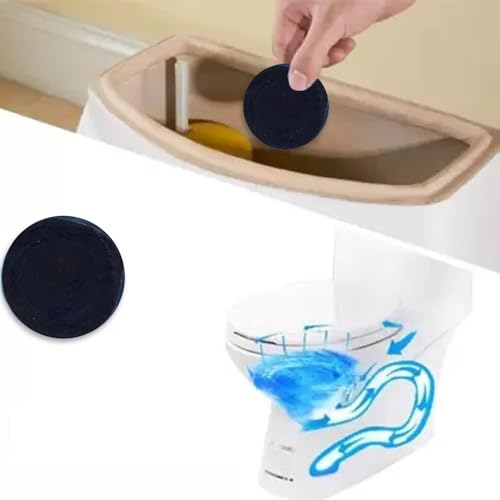 MAPPERZ Ocean Blue Toilet Cleaner Flush Tabs: 100g Effervescent Formula for Powerful Cleaning and Freshness in Every Flush. Easy to Use- Set of 2 (Pack of 1)