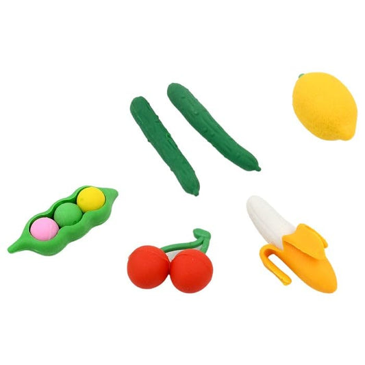 MAPPERZ 3D Cute Mini Mix Pencil Eraser for Kids Children School Student Office Return Gifts Fancy and Stylish Colorful Rubber (Multicolor and Multi Design) 5 Piece in Set of 1