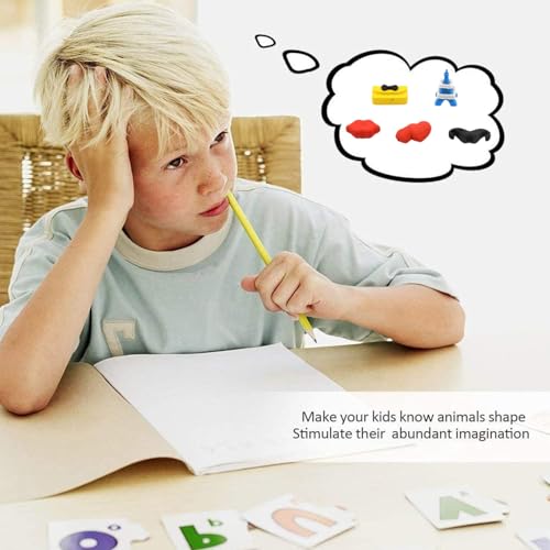 MAPPERZ 3D Eraser Fancy and Stylish Unique Design Pencil Rubber for Kids Fun, Entertainment, Knowledge, Children School Student Office Gifts (Multi Colour and Multi Design Rubber) Pack of 1