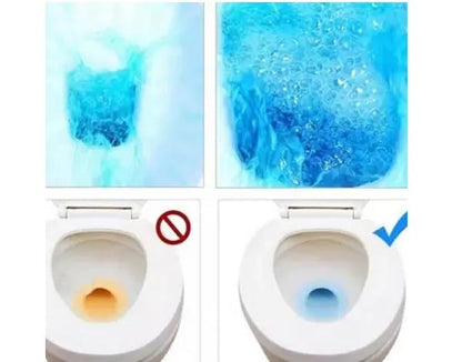 MAPPERZ Ocean Blue Toilet Cleaner Flush Tabs: 100g Effervescent Formula for Powerful Cleaning and Freshness in Every Flush. Easy to Use- Set of 2 (Pack of 1)