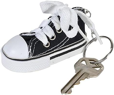 MAPPERZ Shoes Shape Shoe Keyring and Hanging Keychain Simple Holder Clip for Car, Bike, Bag, Office, Home Keys Random Colour