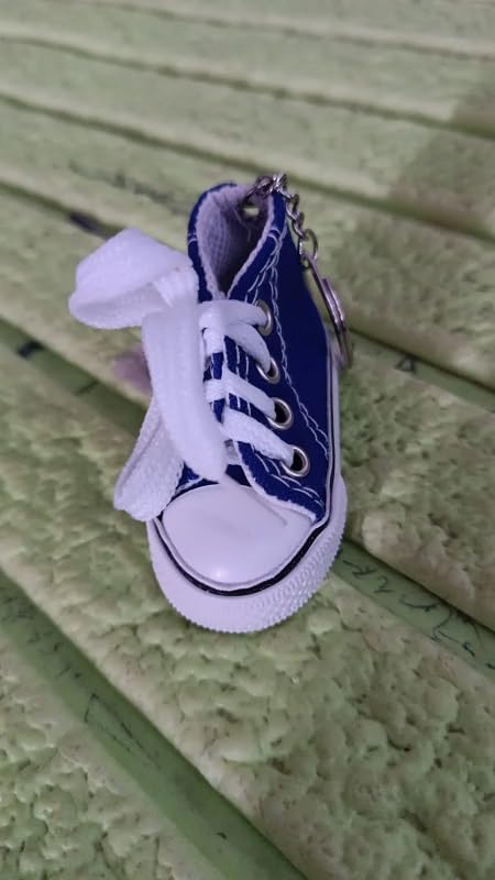 MAPPERZ Shoes Shape Shoe Keyring and Hanging Keychain Simple Holder Clip for Car, Bike, Bag, Office, Home Keys Random Colour