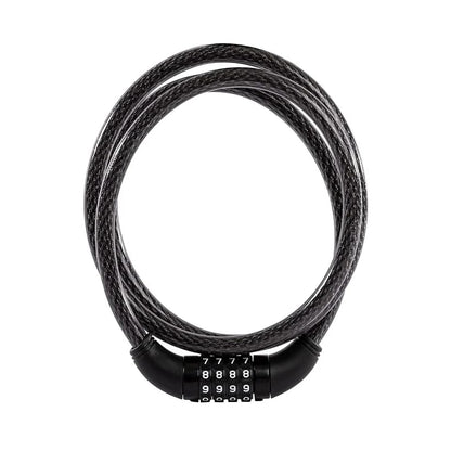 MAPPERZ Keyless 4 Digit Security Lock, Numbering Cable Lock, Combination Lock for Bike, Bicycle, Helmet, Luggage and Multiple Use Travel Camping Cabel Lock Accessories, 92cm (Pack of 1)