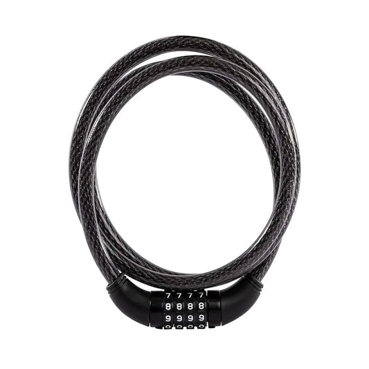 MAPPERZ Keyless 4 Digit Security Lock, Numbering Cable Lock, Combination Lock for Bike, Bicycle, Helmet, Luggage and Multiple Use Travel Camping Cabel Lock Accessories, 92cm (Pack of 1)