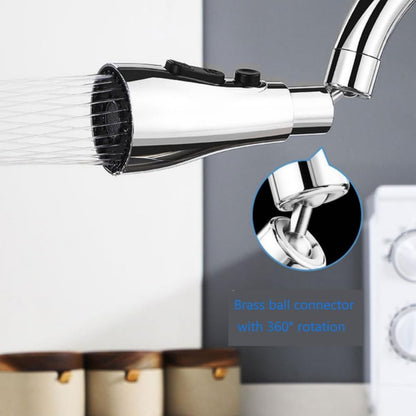 MAPPERZ 3-Mode Kitchen Sink Water Faucet, 360 Degree Rotation Sink Sprayer Head Big Angle, Multi Functional Kitchen Anti Splash Long Aerator Water Saving Nozzle Spray Faucet Top (Pack of 1)