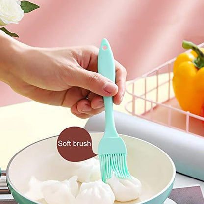 MAPPERZ 1pcs Silicone Brush for Oil, Butter, Cake, Mixer, Grilling, Cooking, Baking Multiple Uses, Heat Resistant Home and Kitchen Accessories (Pack of 1)