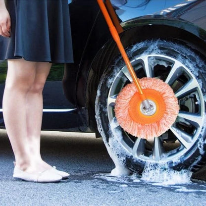 MAPPERZ Rotatable Sunflower Spin Mop 110 CM, Extendable Perfect for Effortless Cleaning Reach Every Corner with Ease, Ideal for Homes, Offices, and Quick Clean-Ups Durable and Efficient (Pack of 1)