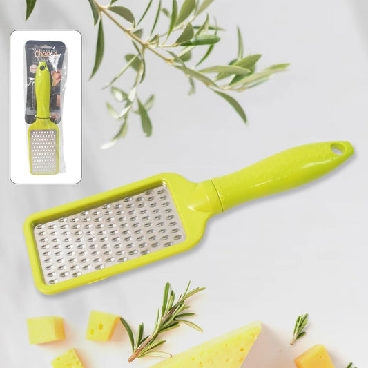 MAPPERZ Kaddukash Cheese Greater,Stainless Steel Carrot,Ginger,Onion,Vegetables,Fruits Cutter Grinder with Protective Cover Long Anti Slip Grip Handle Dishwasher Safe Easy to Use and Carry (Pack of 1)