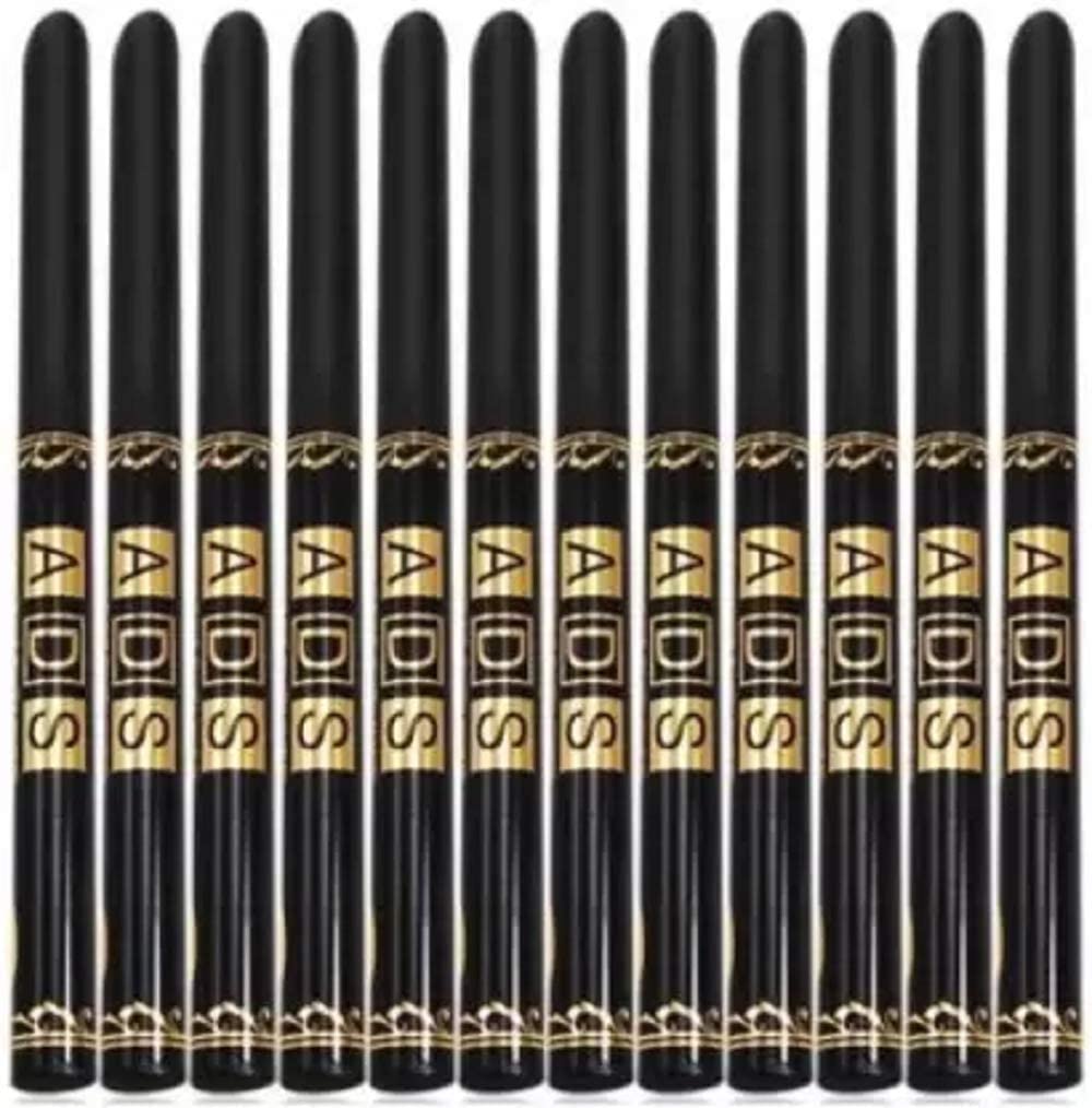 MAPPERZ Pencil Eyeliner/Waterproof Black Eyeliner Pencil 3 Water Proof Perfect Eyeliner Combo - Black