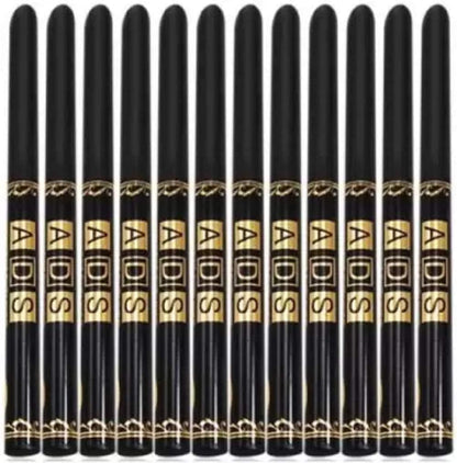 MAPPERZ Pencil Eyeliner/Waterproof Black Eyeliner Pencil 3 Water Proof Perfect Eyeliner Combo - Black