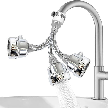 MAPPERZ Universal Faucet Bubbler: 360° Swivel Tap Nozzle with Water-Saving Filter, Anti-Splash Design, Pressurized Diffuser for Kitchen and Bathroom. Enhance Your Faucet’s Efficiency and usability